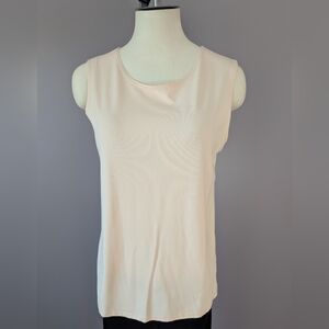Elegant Peach Shell/Sleeveless Top